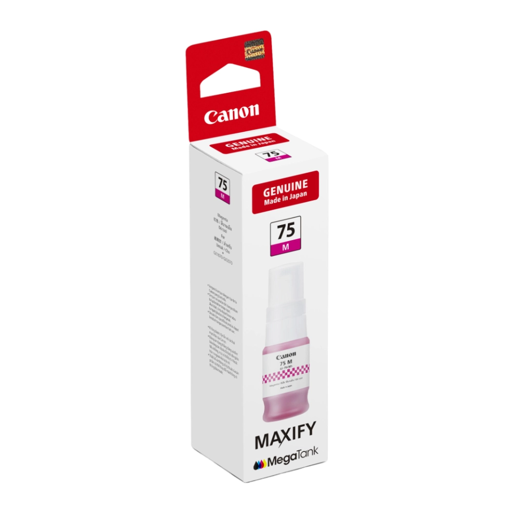 Canon 75 Magenta Inkjet Ink Bottle 40ml view 3